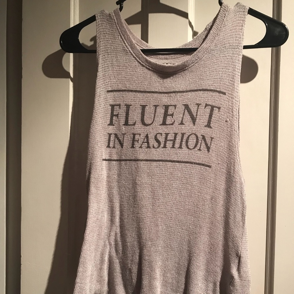 Fashion tank top